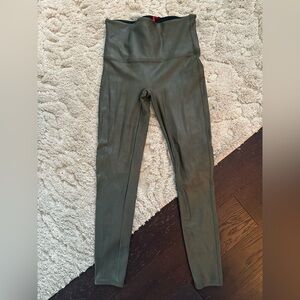 SPANX Dark Green Leggings
